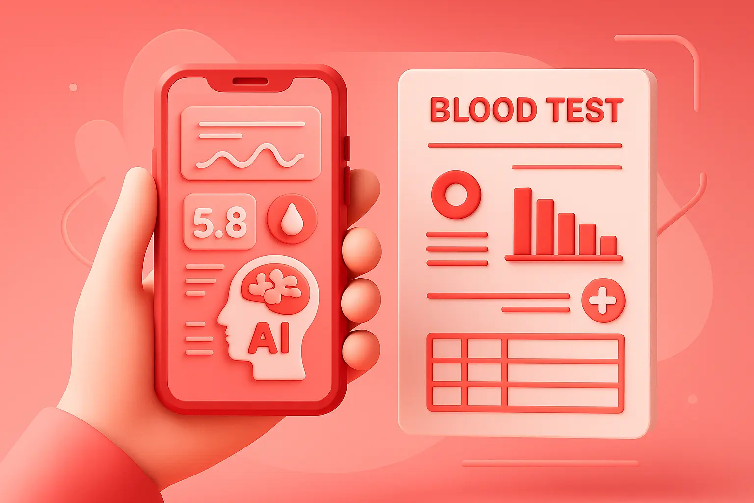 تفسیر آزمایش و خواندن جواب آزمایش خون با هوش مصنوعی | مدیار